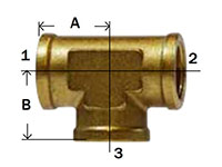 Reducing Forged Tee Diagram